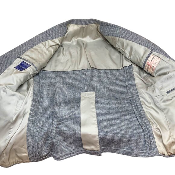 Vintage Givenchy Gentlemen Harris Tweed Union Made Blazer‎ Mens Size 44 - Picture 11 of 12